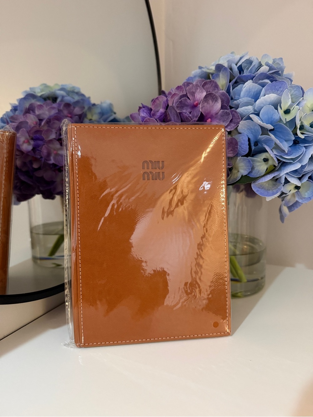Miu Miu Notebook Brown Leather Journal